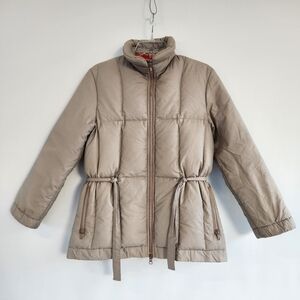 Kids Taupe Puffer Jacket